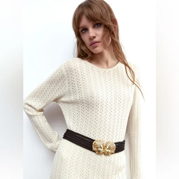 ✨SALE✨ ZARA FACES BELT ✨SALE✨ - Picture 1 of 6